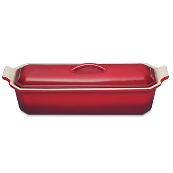 Terrines et diables : Terrine, Couvercle Et Presse Cerise 1.1L